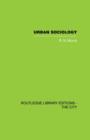 Urban Sociology - Book
