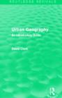 Urban Geography (Routledge Revivals) : An Introductory Guide - Book