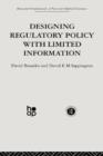 Designing Regulatory Policy with Limited Information - Book