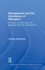 Management and the Dominance of Managers - Book