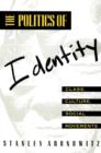 The Politics of Identity : Class, Culture, Social Movements - Book
