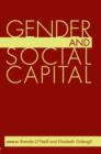 Gender and Social Capital - Book