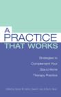 A Practice that Works : Strategies to Complement Your Stand Alone Therapy Practice - Book