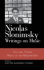 Nicolas Slonimsky: Writings on Music : Music of the Modern Era - Book