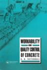 Workability and Quality Control of Concrete - Book