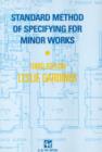 Standard Method of Specifying for Minor Works - Book