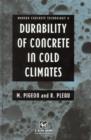Durability of Concrete in Cold Climates - Book