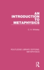 An Introduction to Metaphysics - eBook