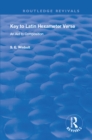 Key to Latin Hexameter Verse : An Aid to Composition - eBook