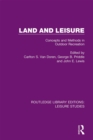 Land and Leisure : Concepts and Methods in Outdoor Recreation - eBook