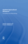 Applied Agricultural Research : Foundations And Methodology - eBook