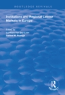 Institutions and Regional Labour Markets in Europe - eBook