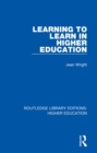 Learning to Learn in Higher Education - eBook