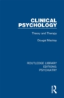 Clinical Psychology : Theory and Therapy - eBook