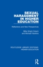 Sexual Harassment in Higher Education : Reflections and New Perspectives - eBook