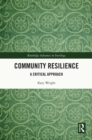 Community Resilience : A Critical Approach - eBook