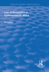 Law of Defamation in Commonwealth Africa - eBook