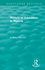 History of Education in Nigeria - eBook
