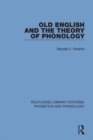 Old English and the Theory of Phonology - eBook