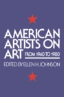 American Artists On Art : From 1940 To 1980 - eBook