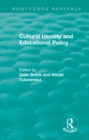 Cultural Identity and Educational Policy - eBook