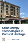 Solar Energy Technologies in Cultural Heritage - Book