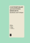 Contemporary Accounting Research : Synthesis and Critique - Book
