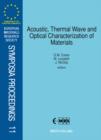 Acoustic, Thermal Wave and Optical Characterization of Materials - eBook