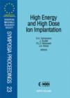 High Energy and High Dose Ion Implantation - eBook