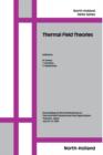 Thermal Field Theories - eBook