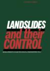 Landslides And Their Control : Czechoslovak Academy of Sciences - eBook
