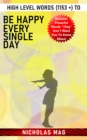 High Level Words (1153 +) to Be Happy Every Single Day - eBook