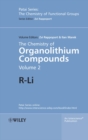 The Chemistry of Organolithium Compounds, Volume 2 : R-Li - Book