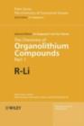 The Chemistry of Organolithium Compounds, Volume 2 : R-Li - eBook