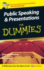 Public Speaking and Presentations For Dummies - Book