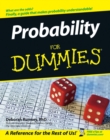 Probability For Dummies - eBook