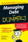 Managing Debt For Dummies - Book