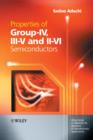 Properties of Group-IV, III-V and II-VI Semiconductors - eBook