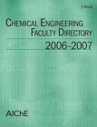 Chemical Engineering Faculty Directory : 2006-2007 - Book