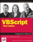 VBScript Programmer's Reference - Book