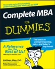 Complete MBA For Dummies - Book