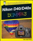 Nikon D40/D40x For Dummies - Book