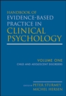 Handbook of Evidence-Based Practice in Clinical Psychology, Child and Adolescent Disorders - Book