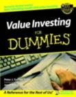 Value Investing For Dummies - eBook