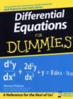 Differential Equations For Dummies - eBook