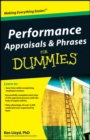 Performance Appraisals and Phrases For Dummies - Book
