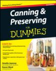 Canning and Preserving For Dummies - Book