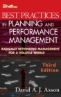 Best Practices in Planning and Performance Management : Radically Rethinking Management for a Volatile World - Book