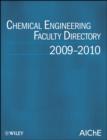 Chemical Engineering Faculty Directory : 2009-2010 - Book