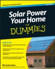 Solar Power Your Home For Dummies - Book